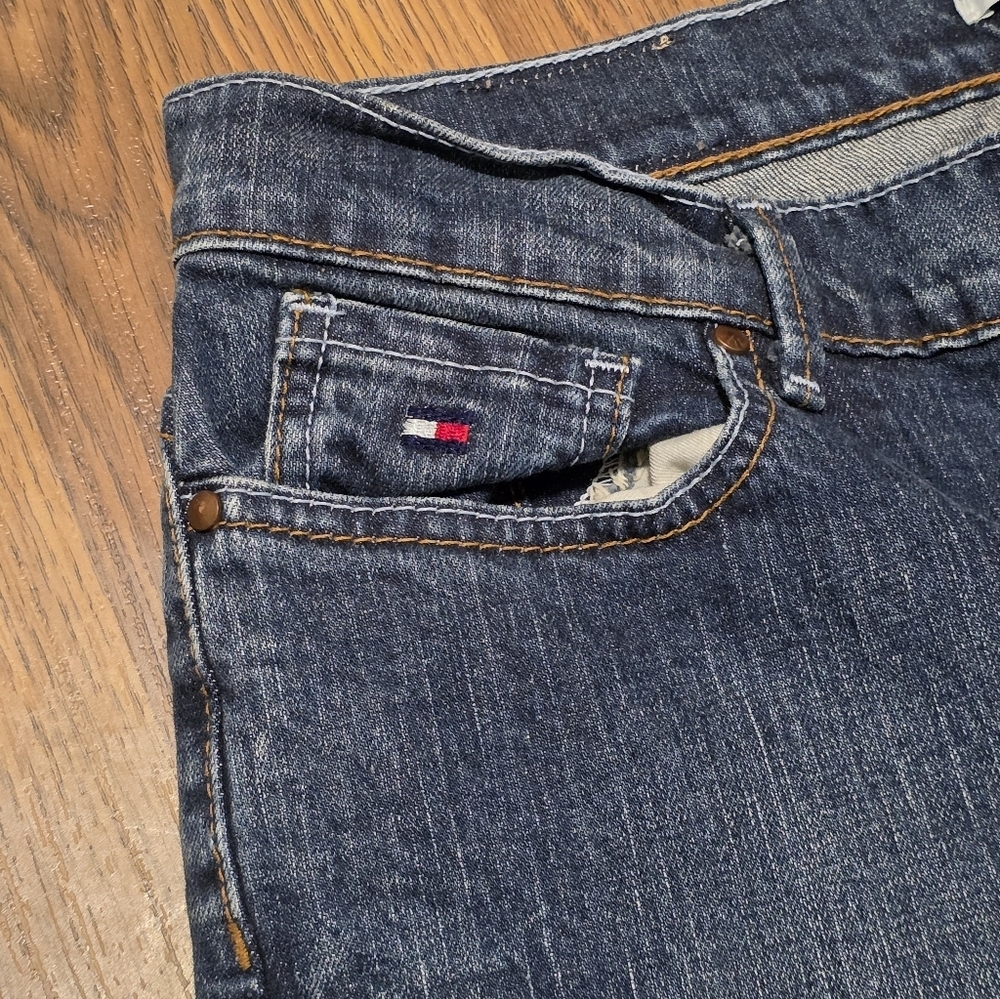 Vintage Tommy Hilfiger Bootcut Jeans Womens 12 M (W32) Made in Canada Mid Rise - Picture 5 of 12